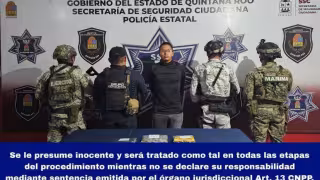 Cae distribuidor de drogas durante un operativo en Holbox