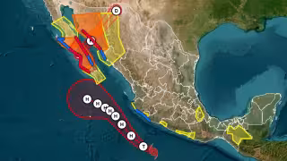 El impacto es inminente. Polo está a unos kilómetros de las costas.