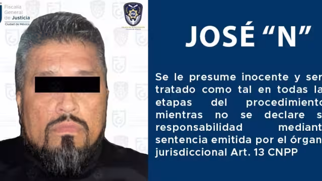 José "N" fue detenido en flagrancia y puesto a disposición del ministerio público