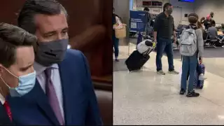 Un usuario de Twitter lo reconoció, y denunció su salida del país