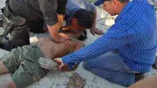 El hombre ingresó al mar para salvar a un niño