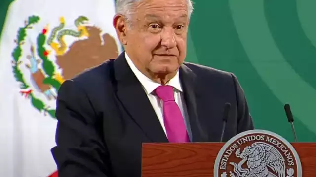 AMLO durante su conferencia de prensa