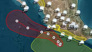 El Huracán Polo se intensifica a categoría 4 y sigue en aumento: ¿cuál es su trayectoria y qué estados amenaza en México?