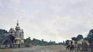 El chalet se encontraba en Paseo de Montejo