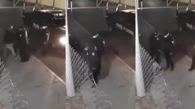 Policías agreden a detenido en Zinacantepec, Estado de México