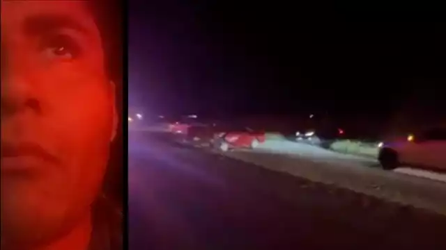 El reportero en el lugar de los hechos