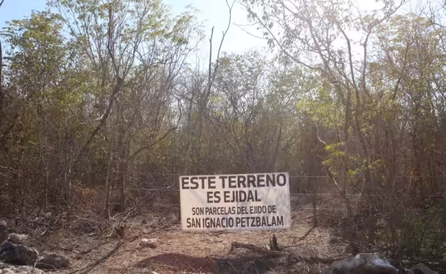 En San Ignacio Peztbalam actualmente se disputan los derechos de unas tierras contra la empresa Rising Brokers, señalaron agricultores de esa población