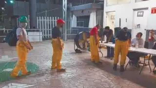 La vacunación estuvo a cargo de personal de Pemex