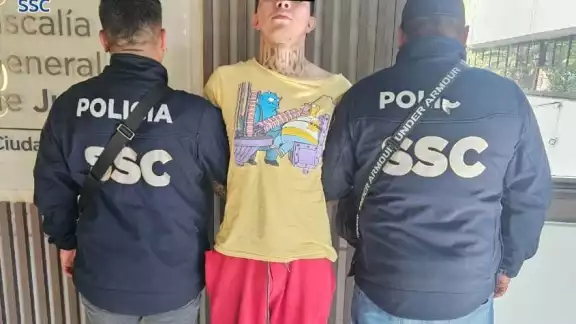 Elementos de la Secretaría de Seguridad Ciudadana detuvieron al sujeto. Elementos de la Secretaría de Seguridad Ciudadana detuvieron al sujeto.