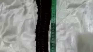 La vendedora indicó que la trenza mide 42 centímetros; le recomendaron ir a ofertarla al Mercado Forjadores de Chetumal