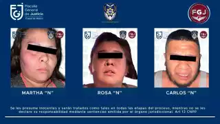 Los tres vinculados a proceso por feminicidio, eran familiares de la víctima
