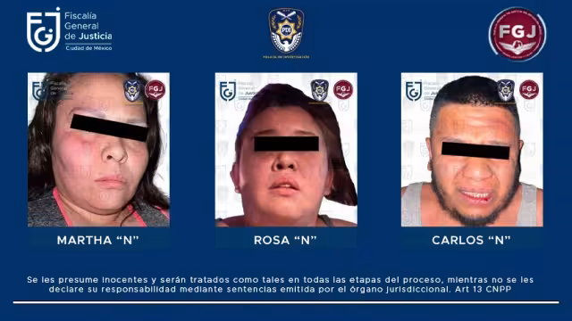 Los tres vinculados a proceso por feminicidio, eran familiares de la víctima