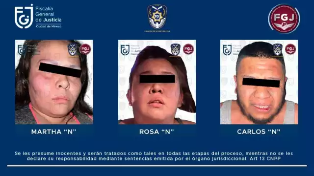 Los tres vinculados a proceso por feminicidio, eran familiares de la víctima