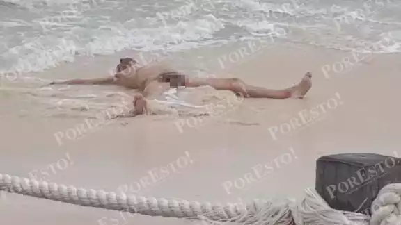 El movimiento del mar hizo lo suyo y arrastró el cuerpo a la orilla de la Playa Gaviotas El movimiento del mar hizo lo suyo y arrastró el cuerpo a la orilla de la Playa Gaviotas