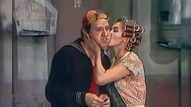 Florinda Meza y Carlos Villagrán dieron vida a Doña Florinda y Quico, madre e hijo en el programa. Foto: Especial