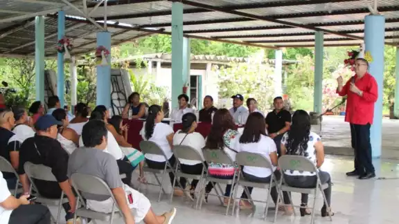 El evento fue encabezado por el presidente municipal Erick Borges Yam