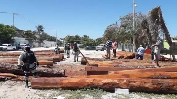 AMLO anunció la construcción de un cuartel de la Guardia Nacional en Candelaria AMLO anunció la construcción de un cuartel de la Guardia Nacional en Candelaria