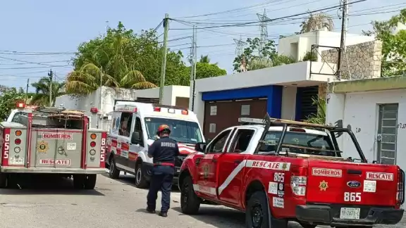 El hombre fue atendido por paramédicos de la SSP El hombre fue atendido por paramédicos de la SSP