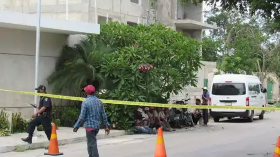 El incidente ocurrió en una obra en la calle 10 con 23, en la zona Norte de Mérida El incidente ocurrió en una obra en la calle 10 con 23, en la zona Norte de Mérida