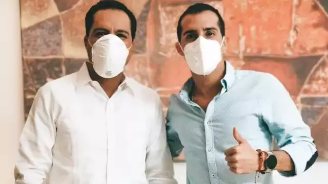 El gobernador aprovecho para expresar su apoyo al yucateco Rommel pacheco en su participación en Tokio 2020