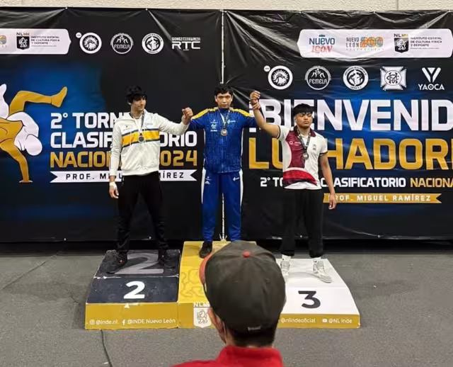 La Selección de Luchas Asociadas de Quintana Roo subió al pódium de triunfadores al conseguir un total de cinco medallas