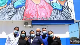 Este martes 16 de marzo se inauguró oficialmente el mural