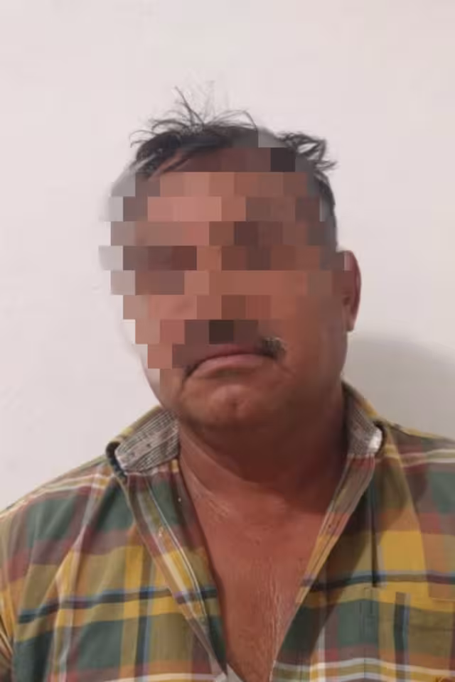 A. R. C de 58 años de edad detenido por violencia familiar y feminicidios
