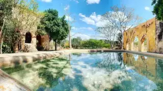 Así es la exhacienda San Pedro Ochil, belleza arquitectónica localizado en Abalá