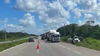 La Guardia Nacional División Carretera acordonó el sitio