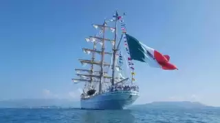 Buque Escuela Cuauhtémoc abre sus puertas a Progreso