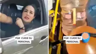 Una empleada de la Fiscalía General de la República se hizo viral por intimidad y evadir su responsabilidad tras un choque con un triciclo