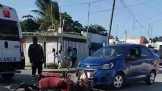 Luego del percance la motocicleta fue perdida total y los daños alcanzan los 15 mil pesos