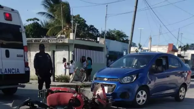 Luego del percance la motocicleta fue perdida total y los daños alcanzan los 15 mil pesos