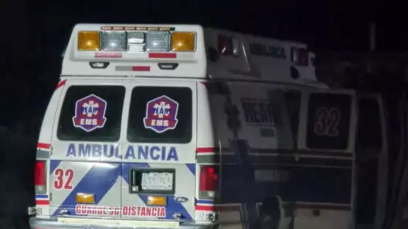 La ambulancia fue hallada esta madrugada en Bacalar La ambulancia fue hallada esta madrugada en Bacalar