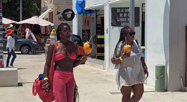 Las familias tuvieron estadías menores a una hora a causa del calor