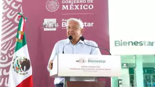 AMLO  inaugura sucursal del Banco del Bienestar en Edomex