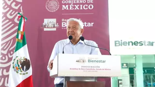 AMLO  inaugura sucursal del Banco del Bienestar en Edomex