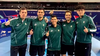 Selección Mexicana vive jornada de contrastes en el Campeonato Mundial por Equipos de Tenis de Mesa en Londres