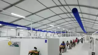 Así se llevó a cabo la vacunación en el hospital general