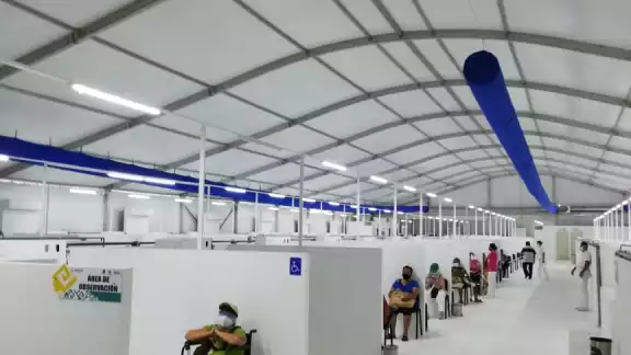 Así se llevó a cabo la vacunación en el hospital general Así se llevó a cabo la vacunación en el hospital general