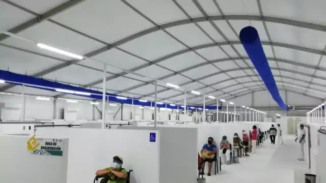 Así se llevó a cabo la vacunación en el hospital general