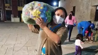 La cantidad de dinero que se logró recaudar se dividió entre la familia de los tres pequeños que necesitan el apoyo