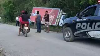 Asaltan camión repartidor de leche en Candelaria