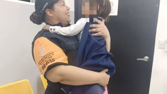 Autoridades rescataron y resguardaron a la menor.