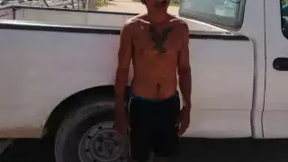 Rescatan a pescador que se lanzó al mar en Progreso