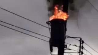 Vecinos de Conquista Campresina ya pasaron un día sin servicio eléctrico por o que temen por sus alimentos y sus negocios