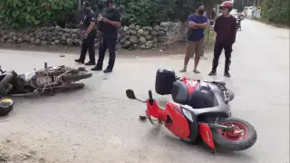 Dicho percance dejó cuatro personas lesionadas, entre ellas un menor de edad. Fotos: Lusio Kauil