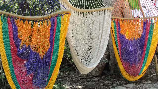 Las hamacas campechanas son una de las artesanías más vendidas.