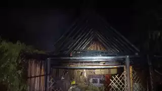 En el incendio no se registró alguna víctima, sólo daños materiales