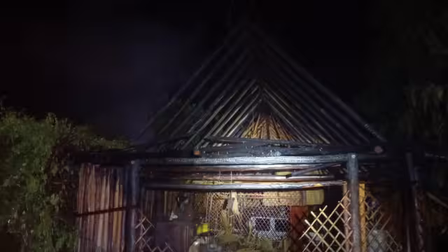 En el incendio no se registró alguna víctima, sólo daños materiales